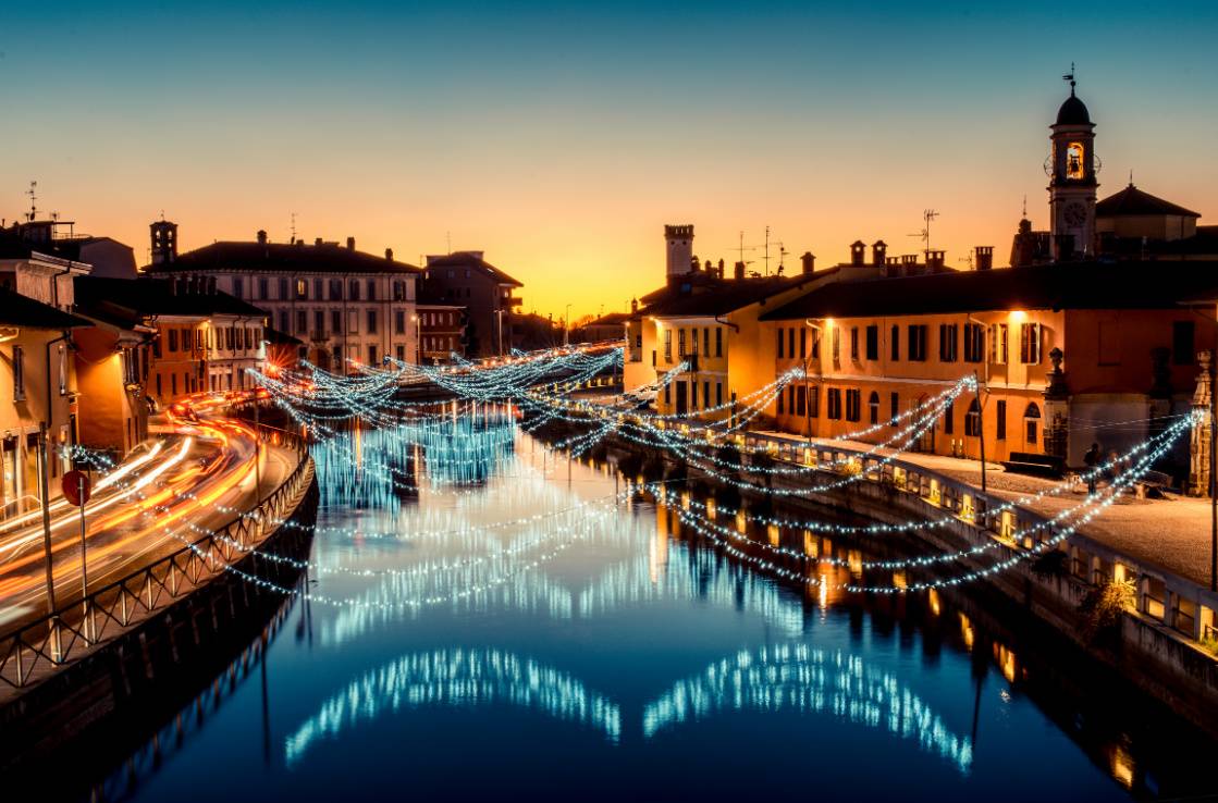 Navigli Milano in inverno